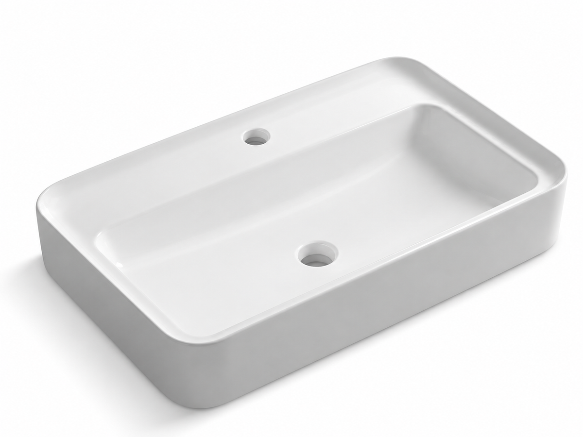 SANIKB D480 white ceramic basin