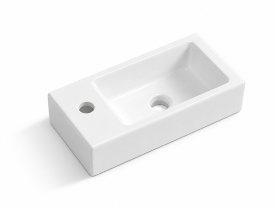 SANIKB D484B ceramic basin scene