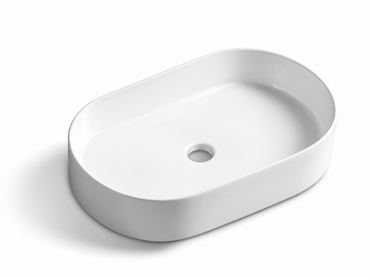 SANIKB D504A white ceramic basin