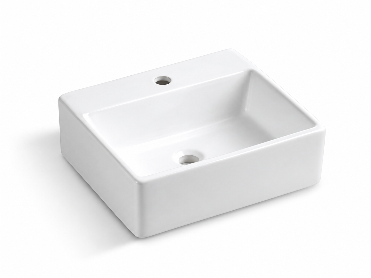 SANIKB D51 white ceramic basin