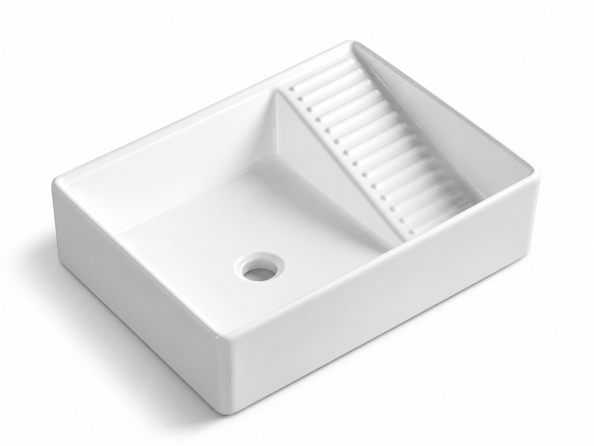 SANIKB D510 white ceramic basin