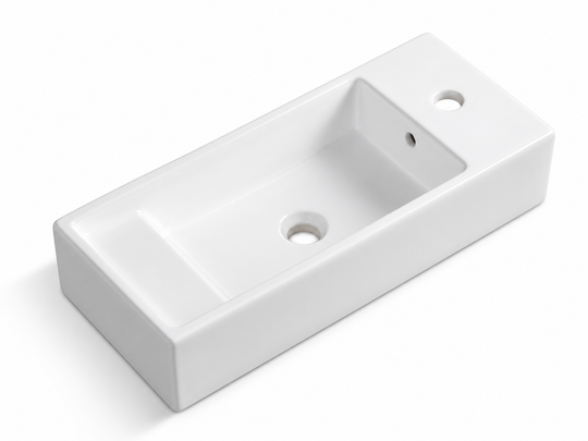 SANIKB D512 white ceramic basin
