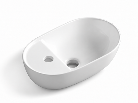 SANIKB D513 white ceramic basin