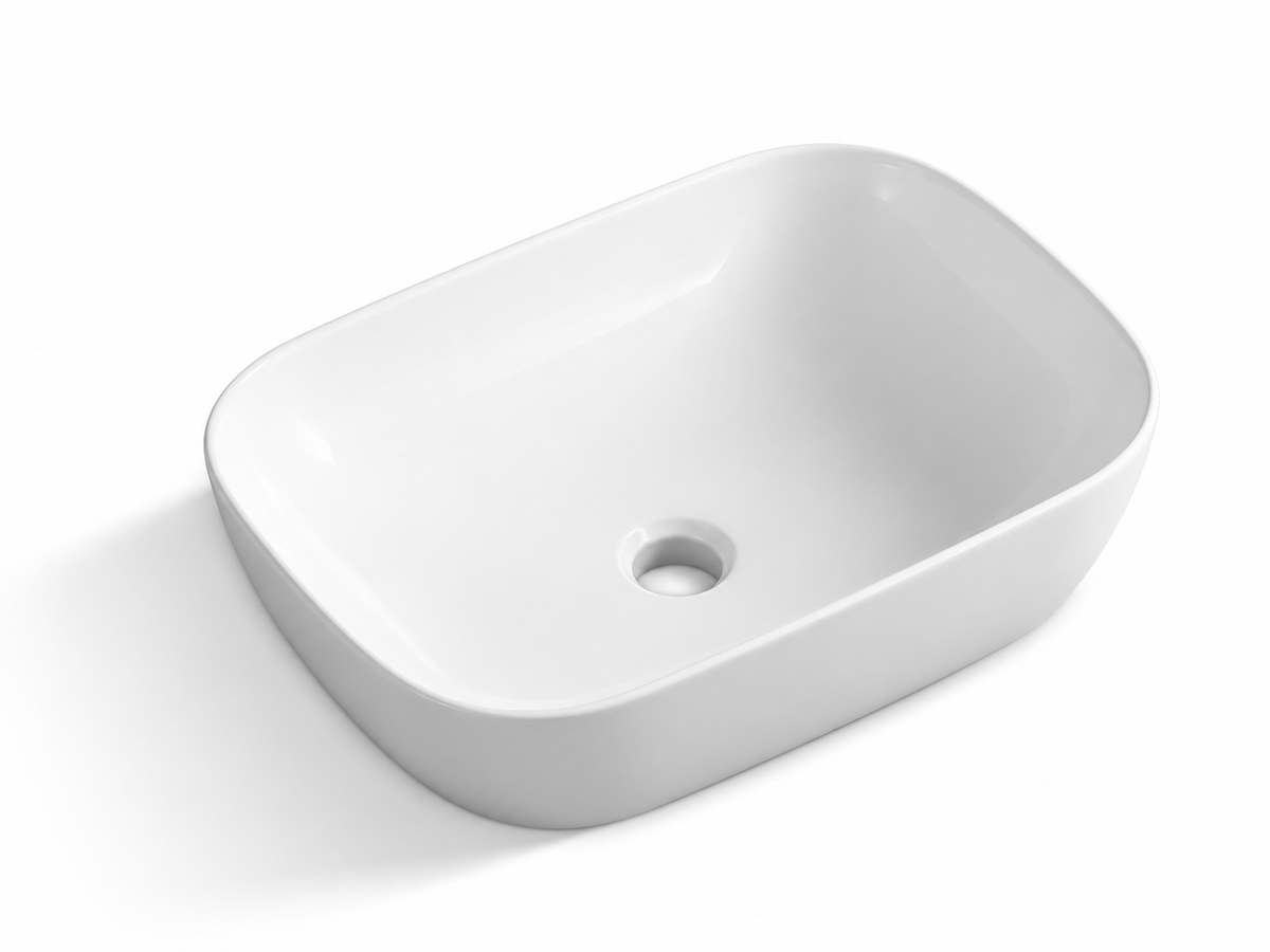 SANIKB D521 white ceramic basin