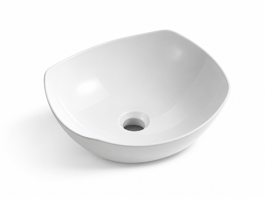 SANIKB D542A white ceramic basin