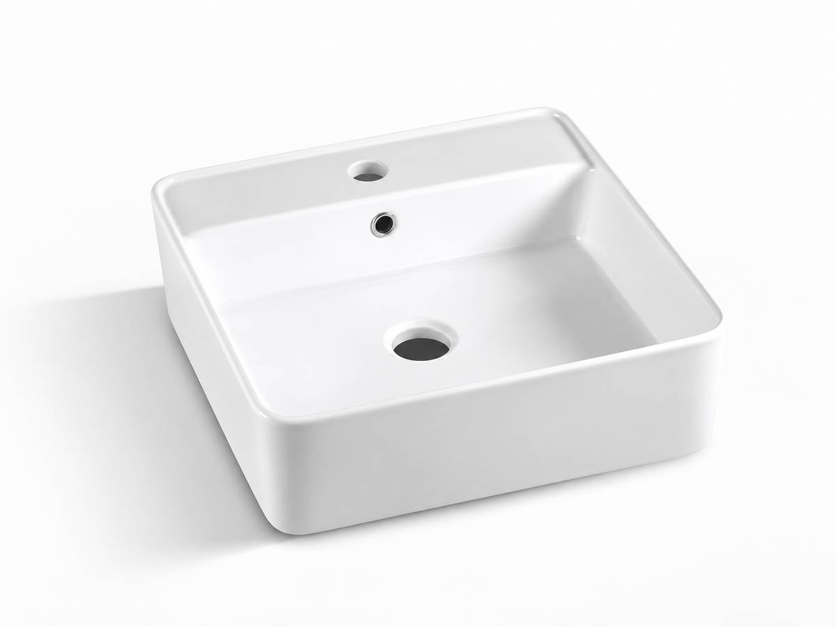 SANIKB D55A ceramic basin scene