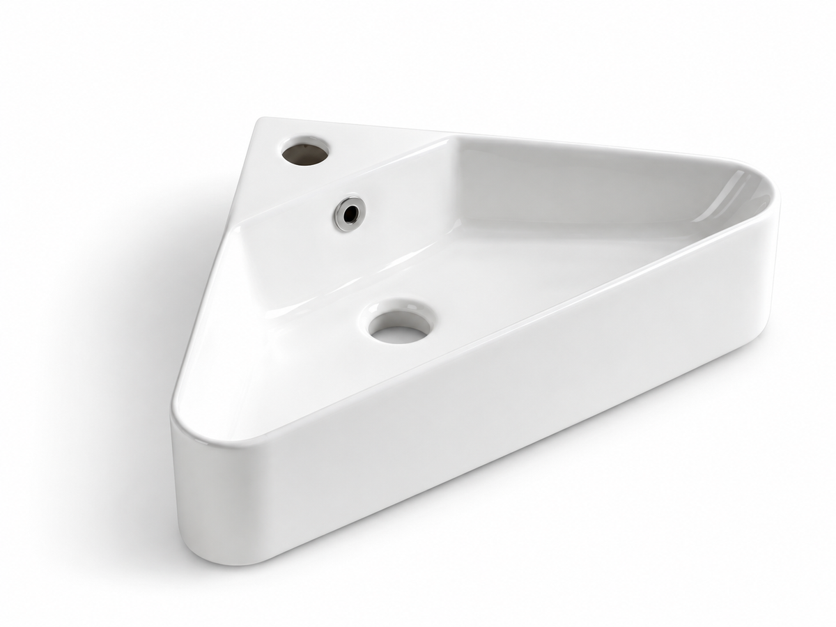 SANIKB D560 white ceramic basin