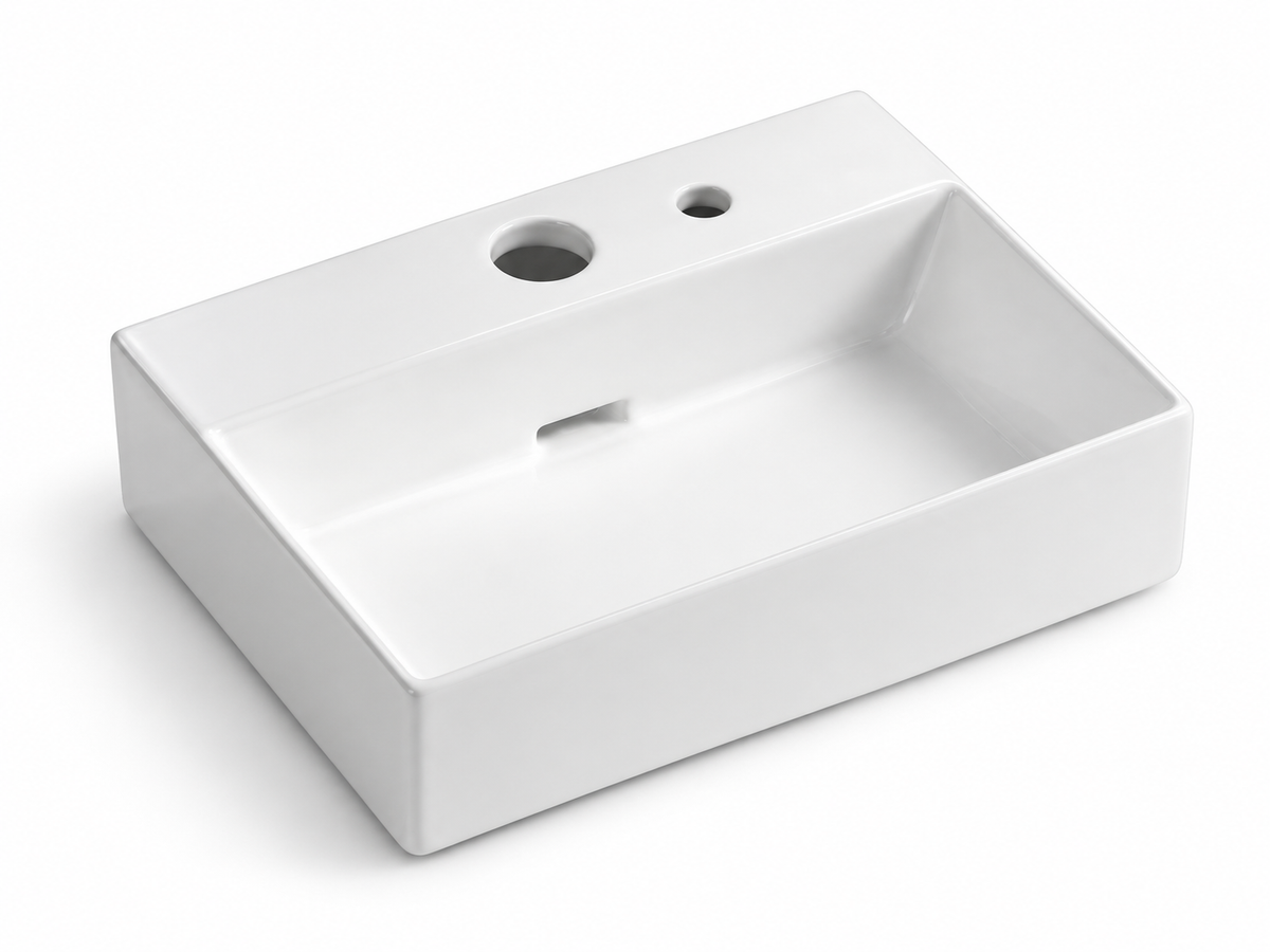 SANIKB D561A white ceramic basin