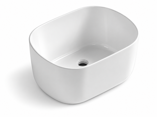 SANIKB D564 white ceramic basin