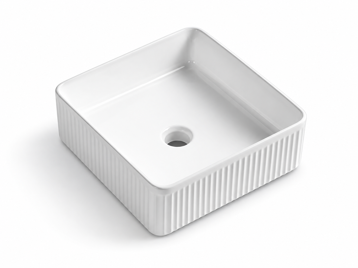 SANIKB D568 white ceramic basin