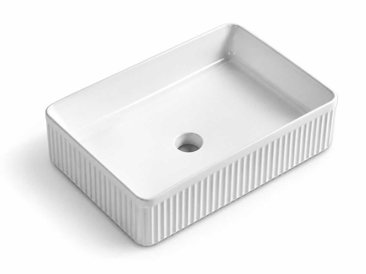 SANIKB D569 white ceramic basin