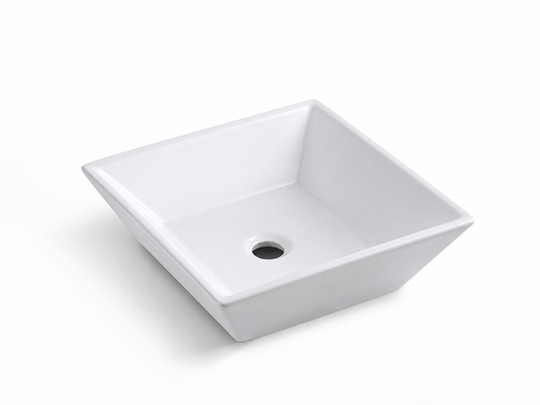 SANIKB D57 white ceramic basin