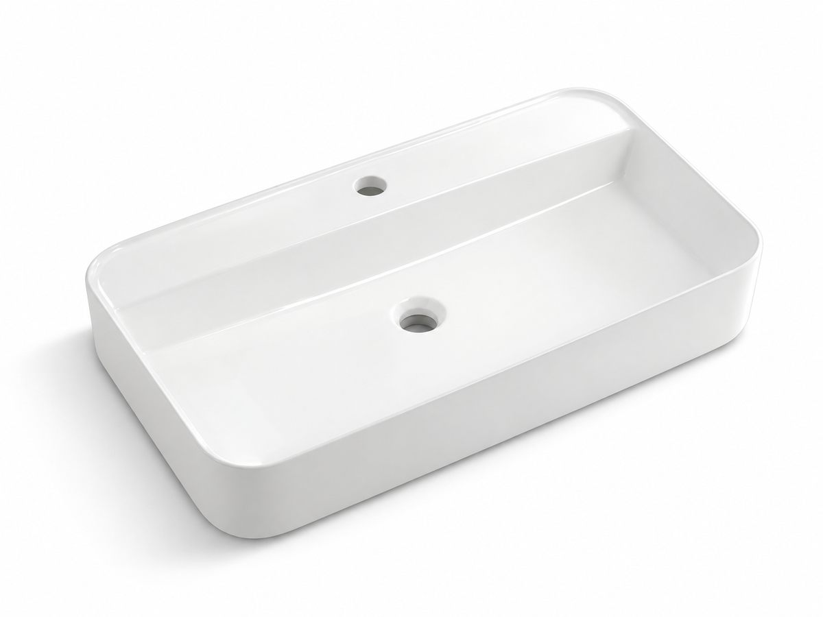 SANIKB D573C white ceramic basin