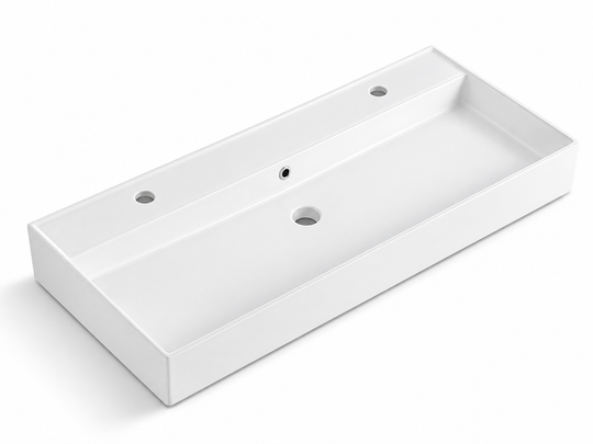 SANIKB D577-100A white ceramic basin