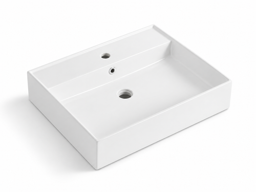 SANIKB D577-50 white ceramic basin