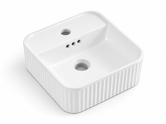 SANIKB D589 white ceramic basin