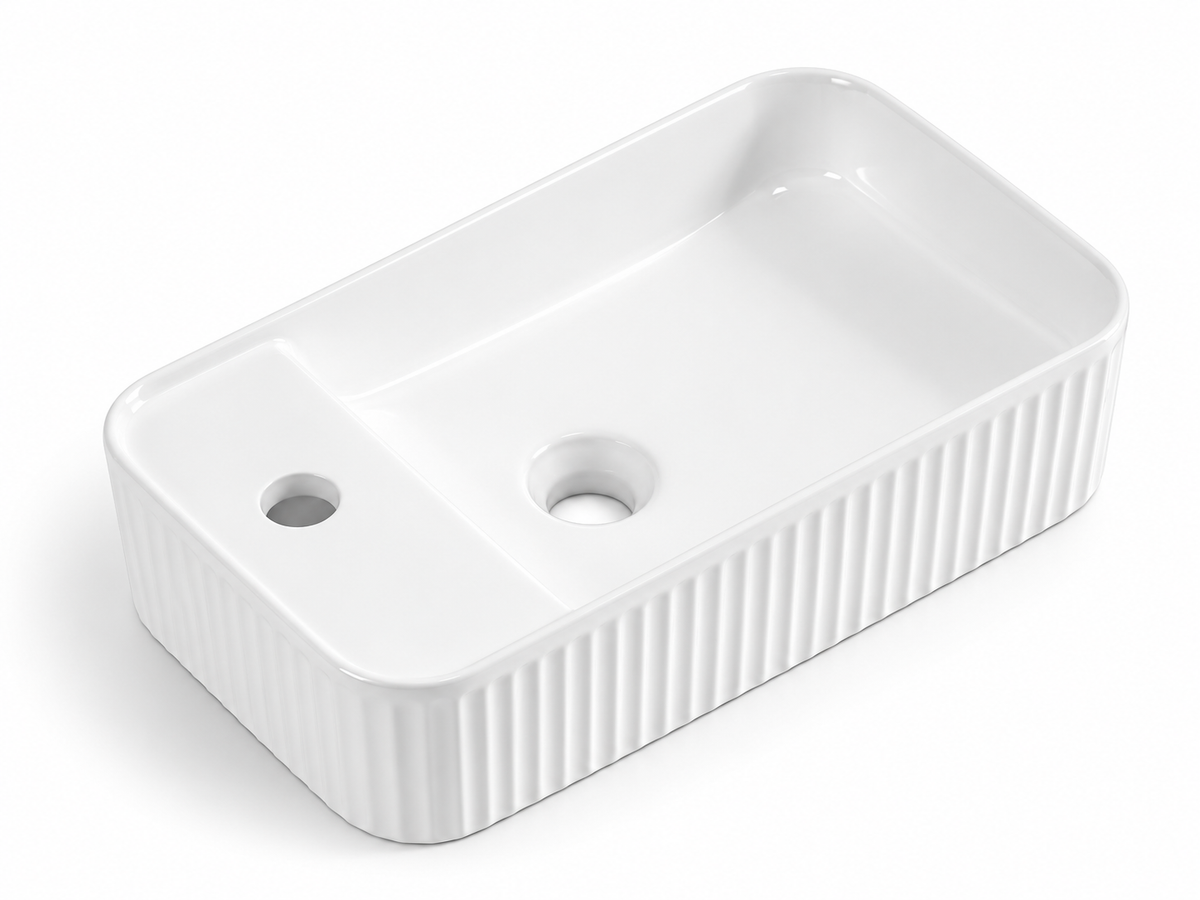 SANIKB D590 white ceramic basin