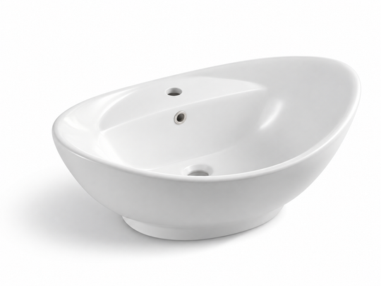 SANIKB D62 white ceramic basin