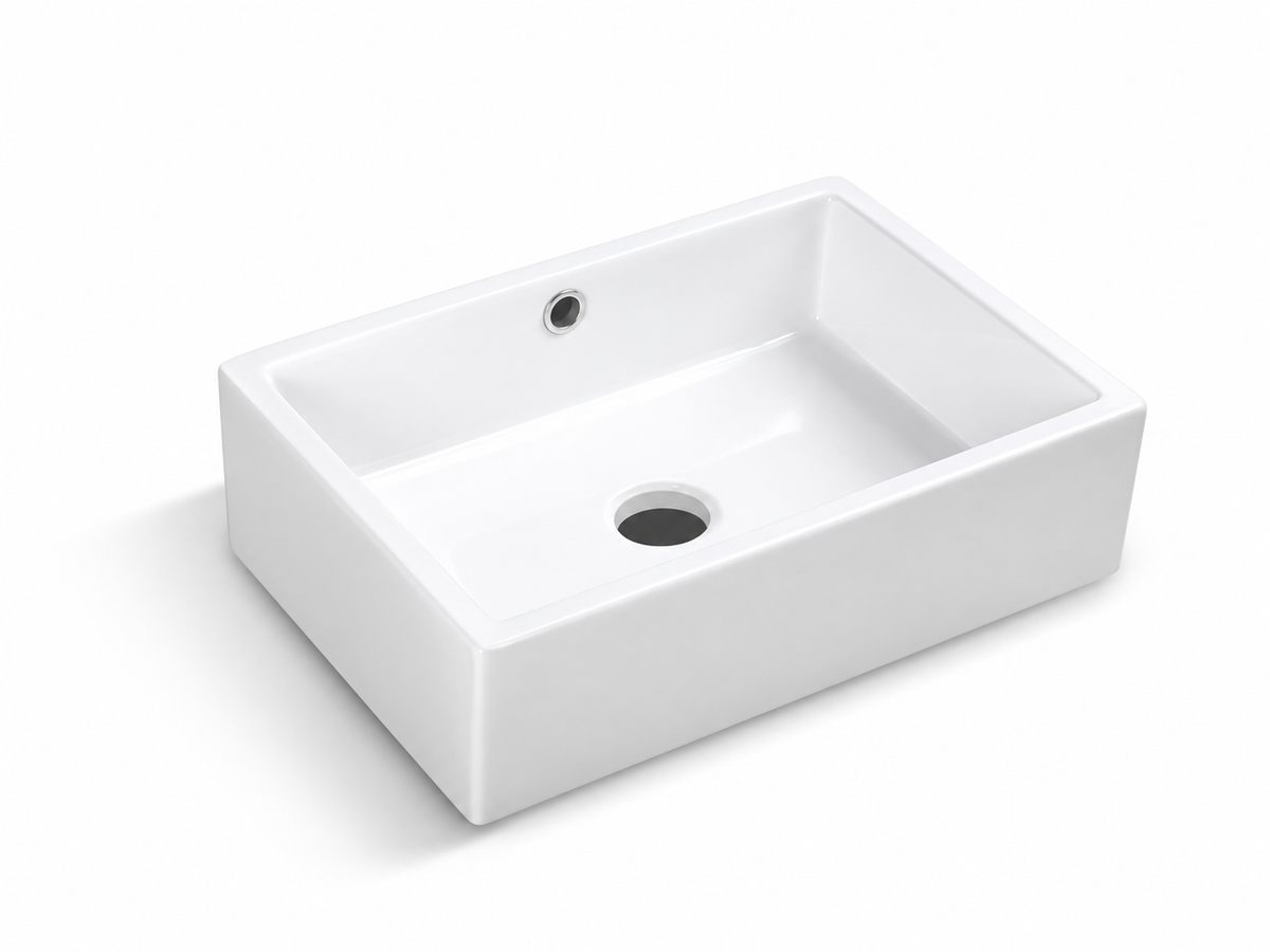 SANIKB D99 white ceramic basin