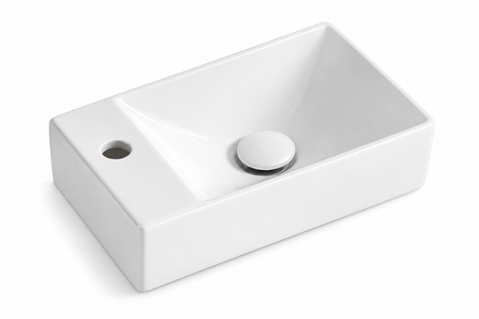 SANIKB SHY-3126R white ceramic basin