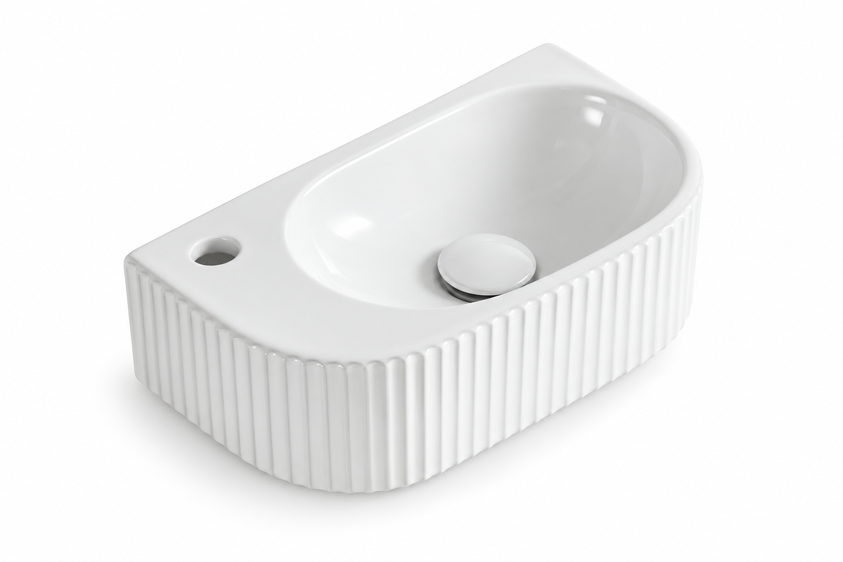 SANIKB SHY-3128R white ceramic basin