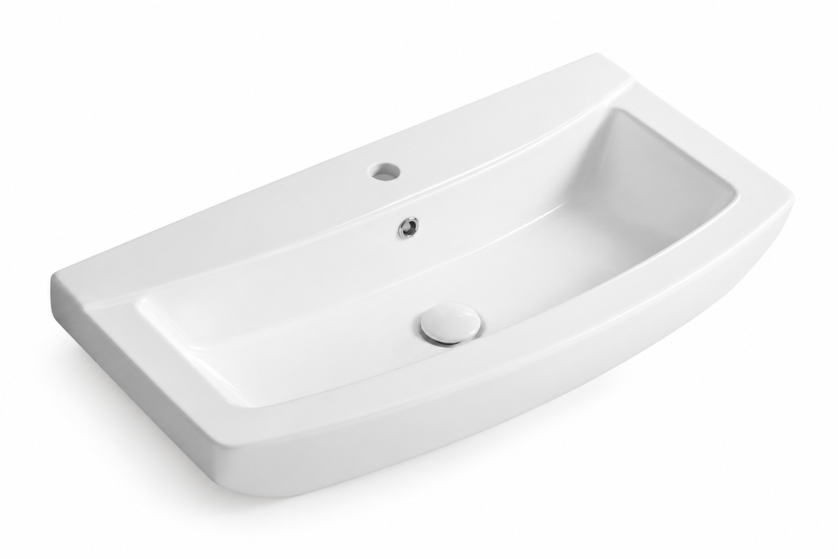 SANIKB SHY-3136C ceramic basin scene