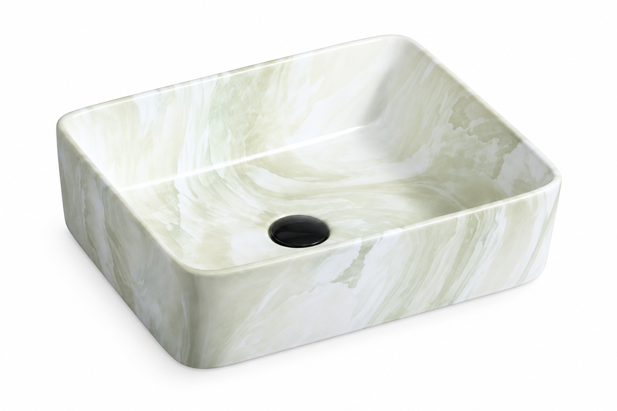 SANIKB SHY-401D82 ceramic basin scene