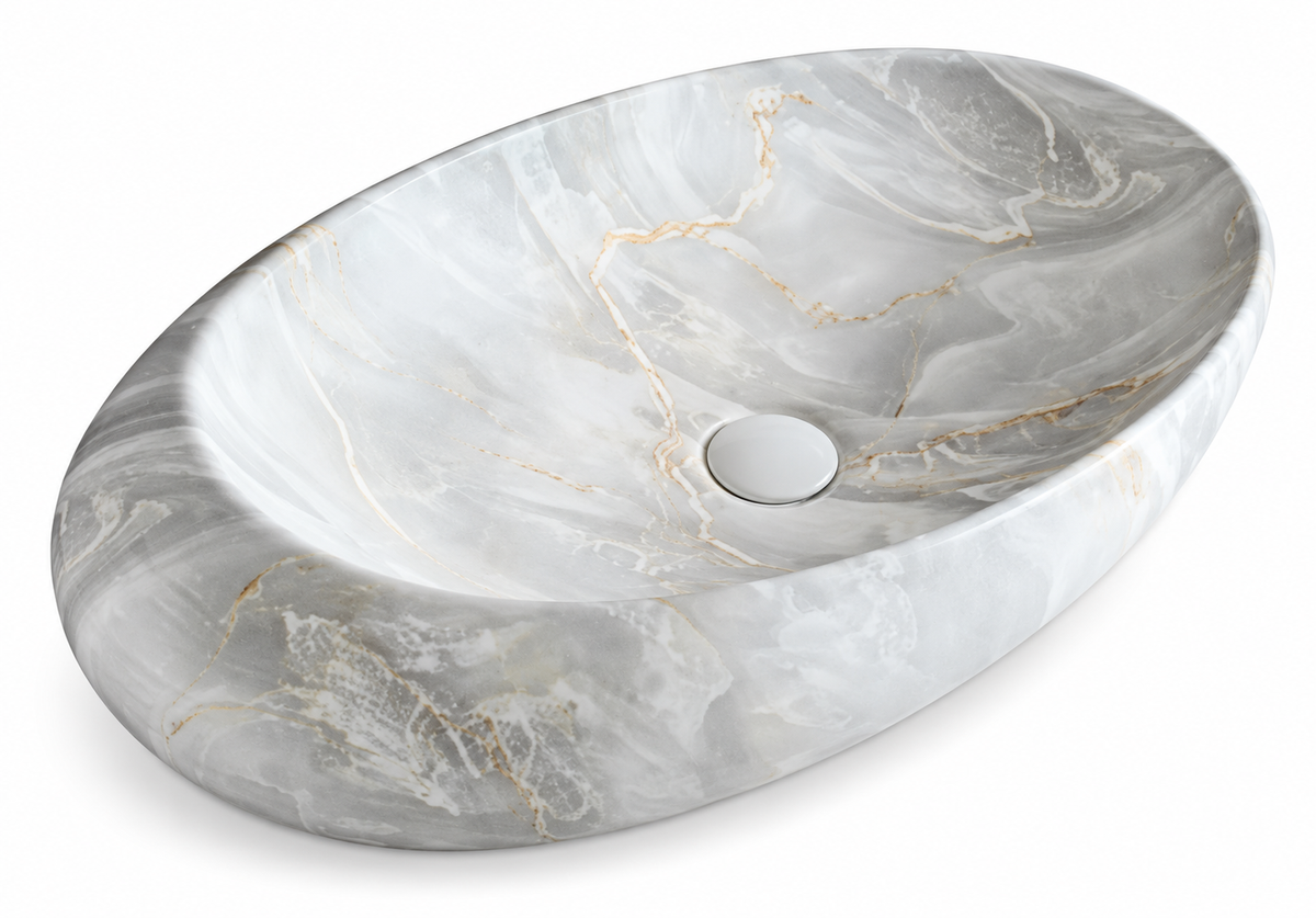 SANIKB SHY-488AD117 ceramic basin scene
