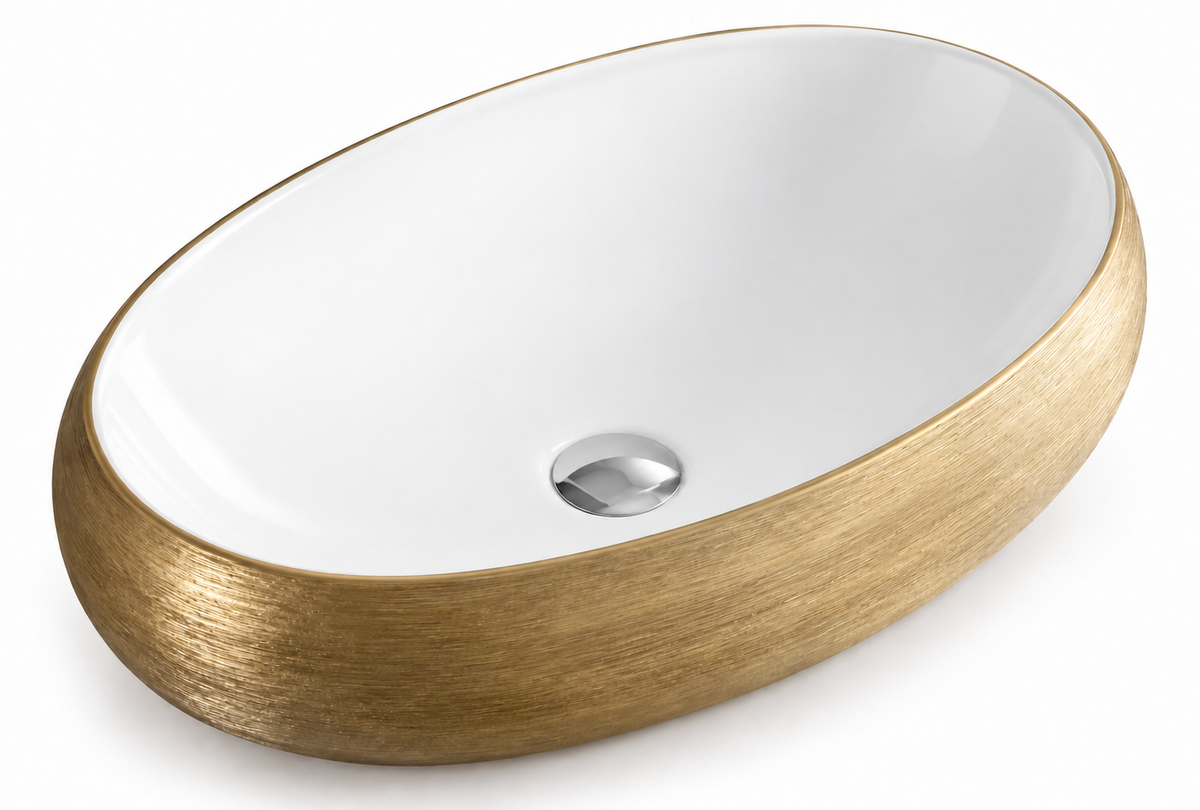 SANIKB SHY-5038GS ceramic basin scene