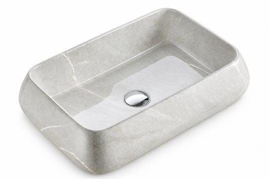 SANIKB SHY-5059D14 brown / grey veins ceramic basin