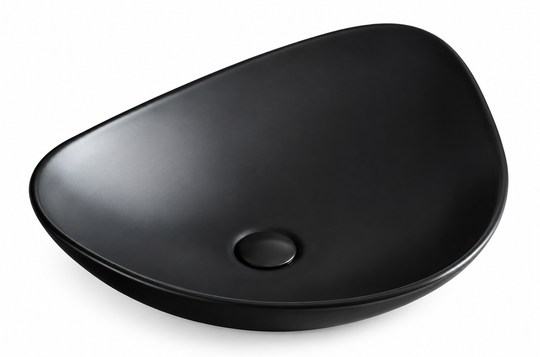 SANIKB SHY-5084MB black ceramic basin