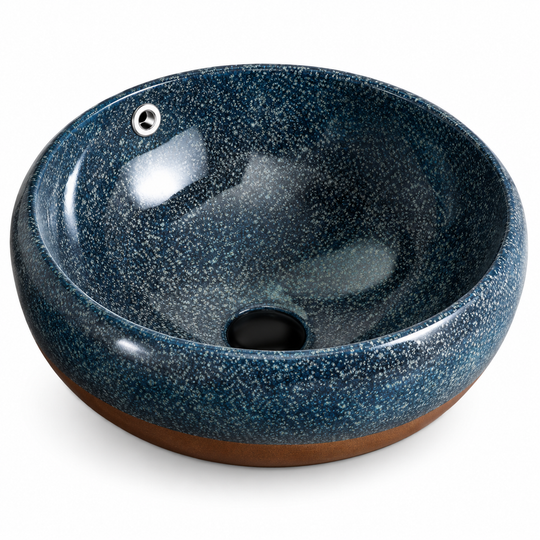 SANIKB SHY-5089D32 blue speckles ceramic basin
