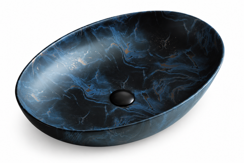 Blue / Black pattern