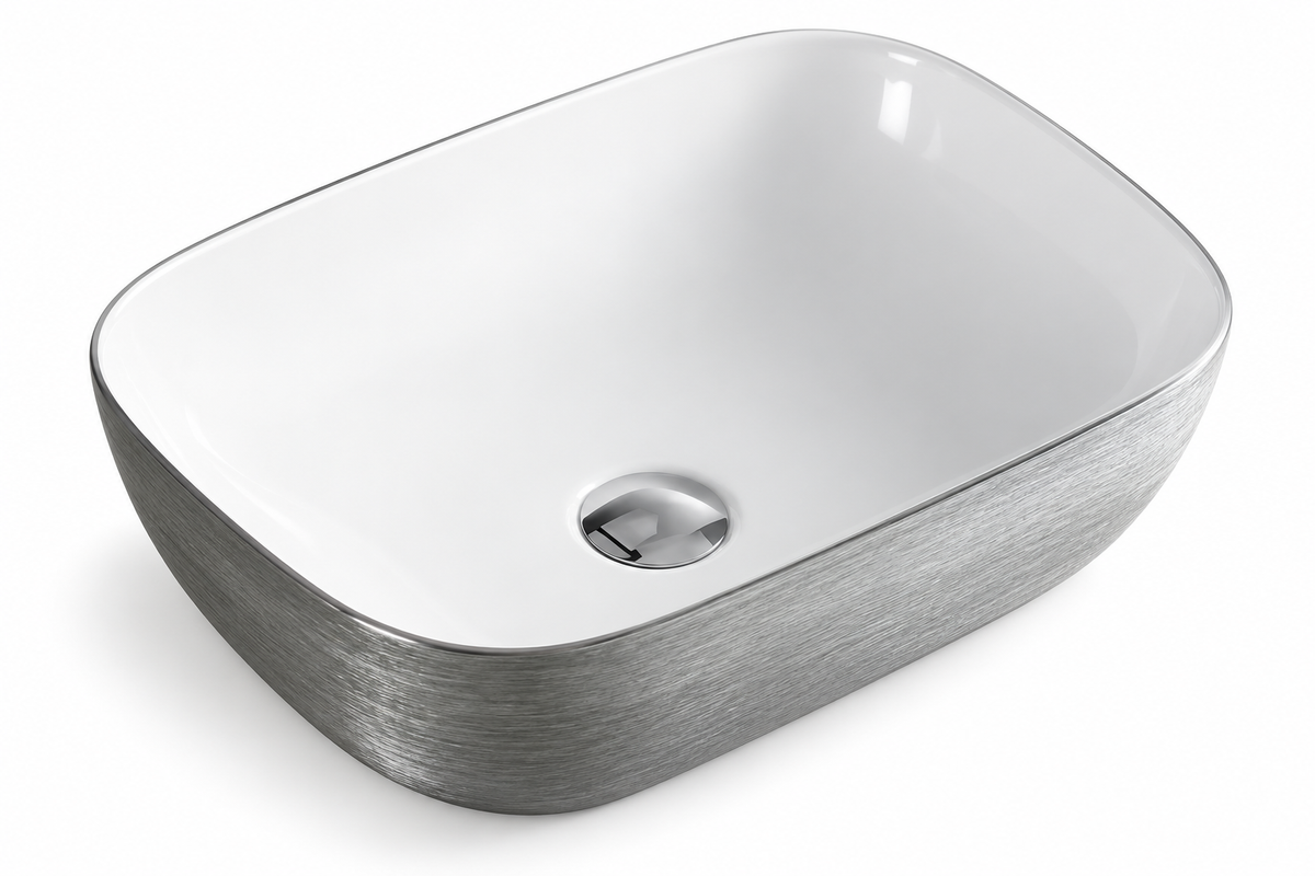 SANIKB SHY-8018ASS ceramic basin scene