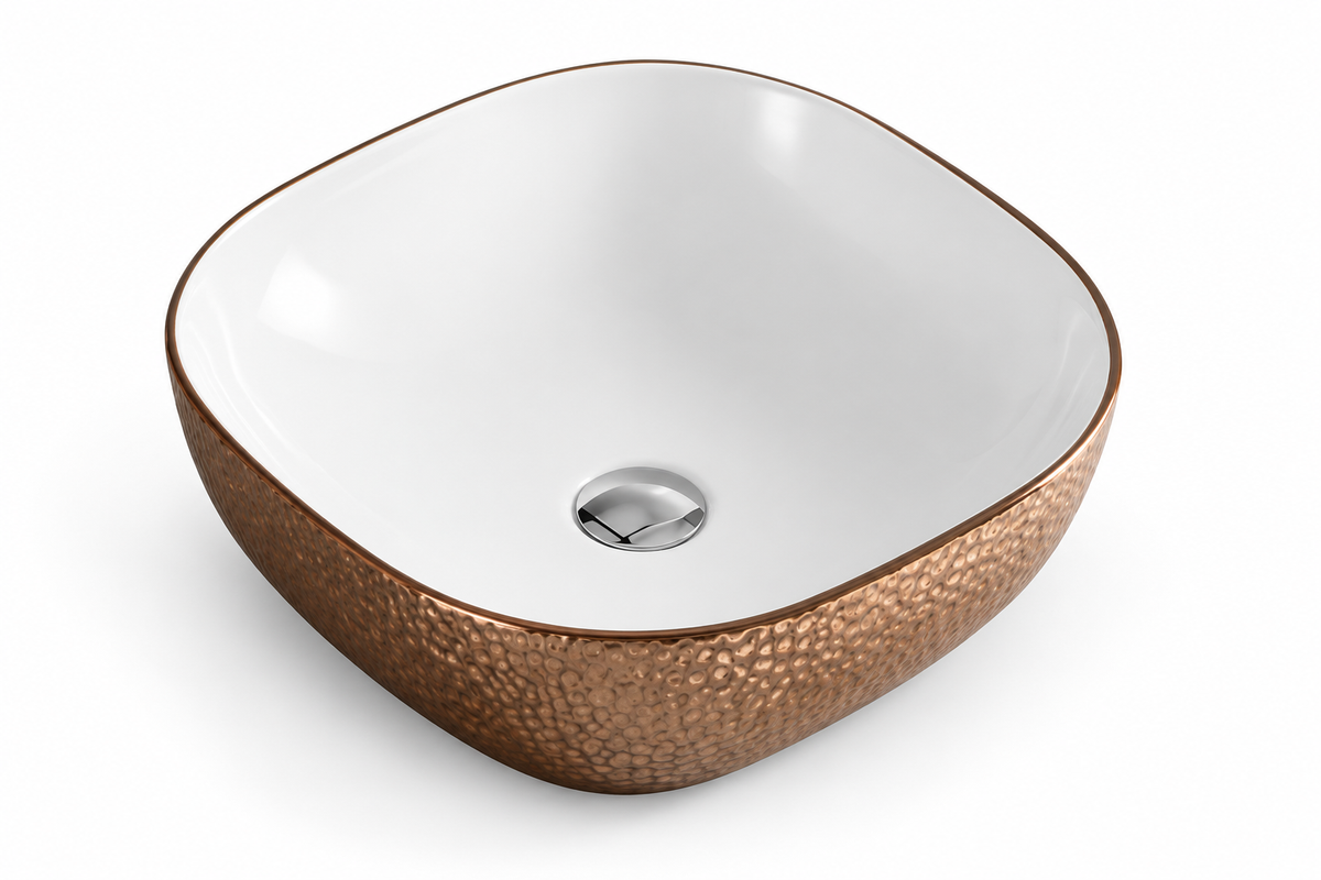 SANIKB SHY-8020RGY ceramic basin scene