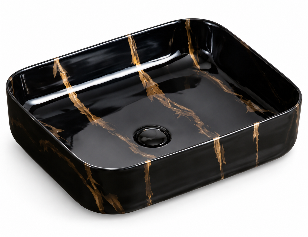 SANIKB SHY-8024D48 ceramic basin scene