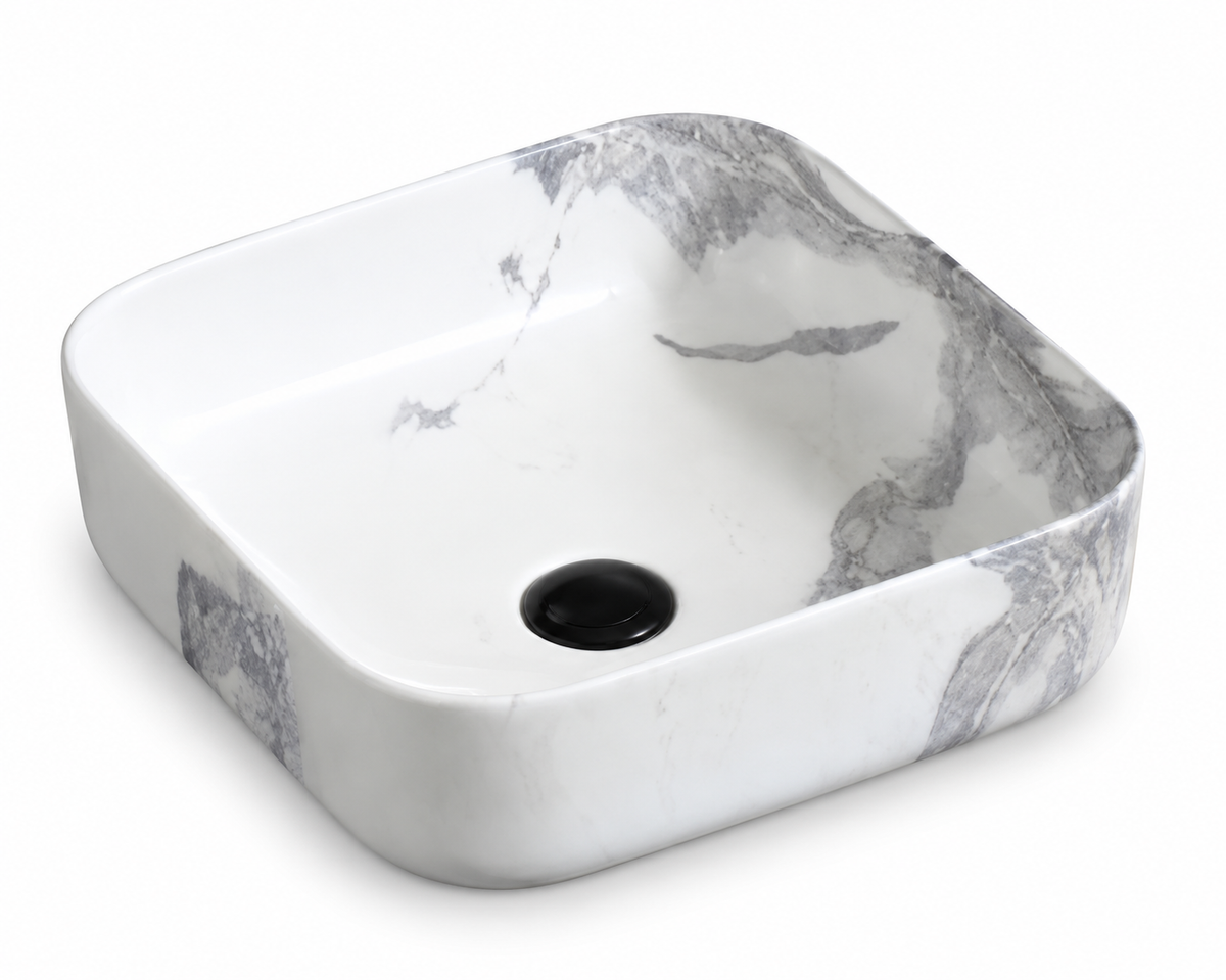 SANIKB SHY-8025D80 ceramic basin scene