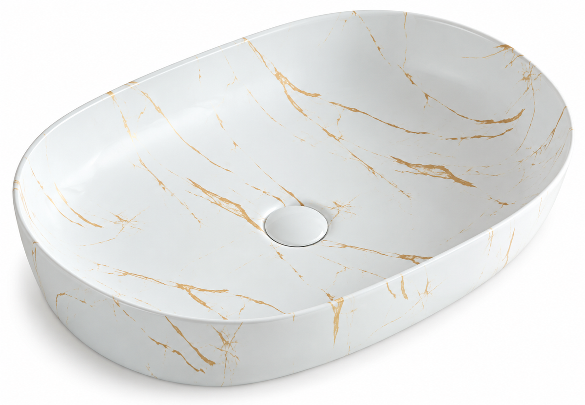 SANIKB SHY-8056D134 ceramic basin scene