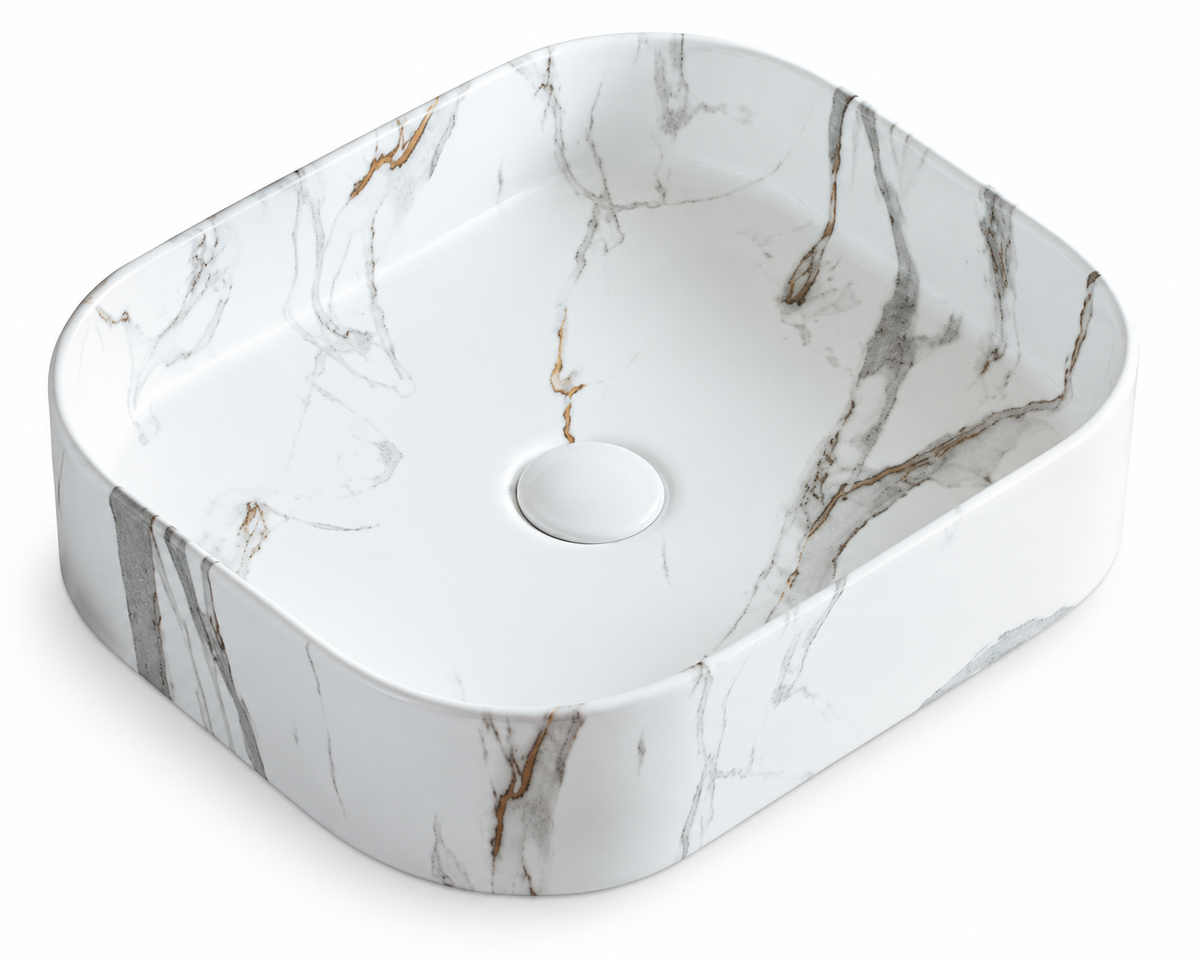 SANIKB SHY-8064-45D99 ceramic basin scene