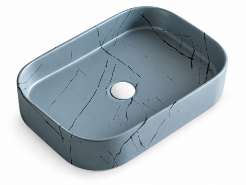 550 × 380 × 110 mm / Grey veins