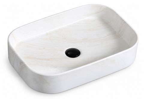 550 × 380 × 110 mm / Ivory stone look