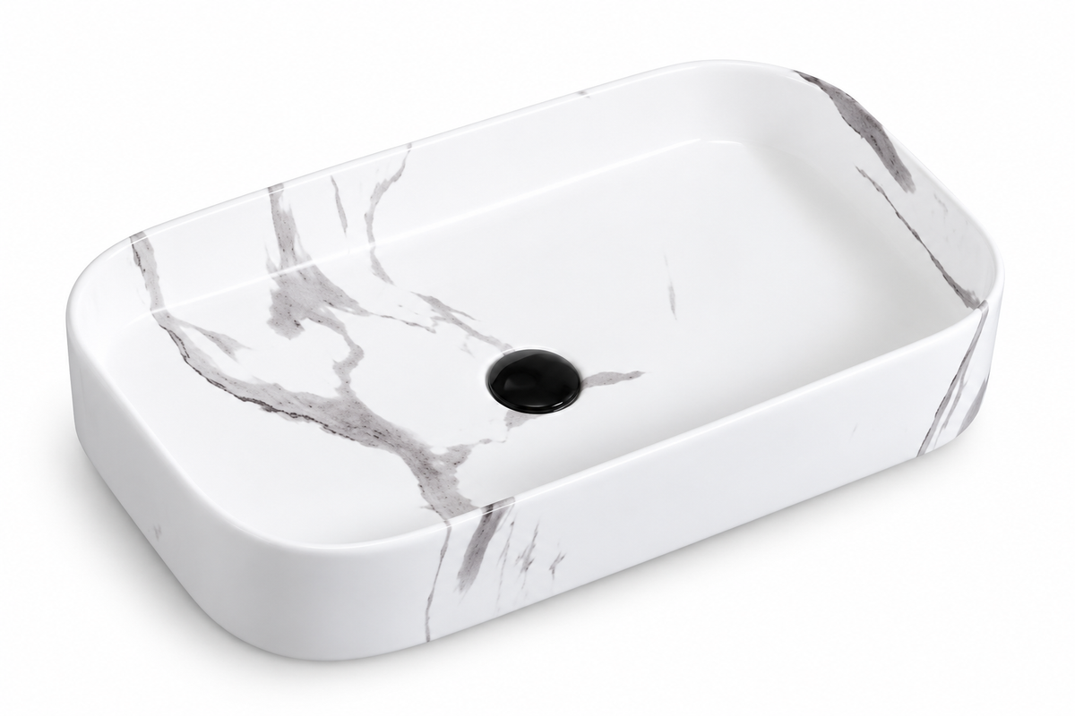 SANIKB SHY-8064-65D79 ceramic basin scene