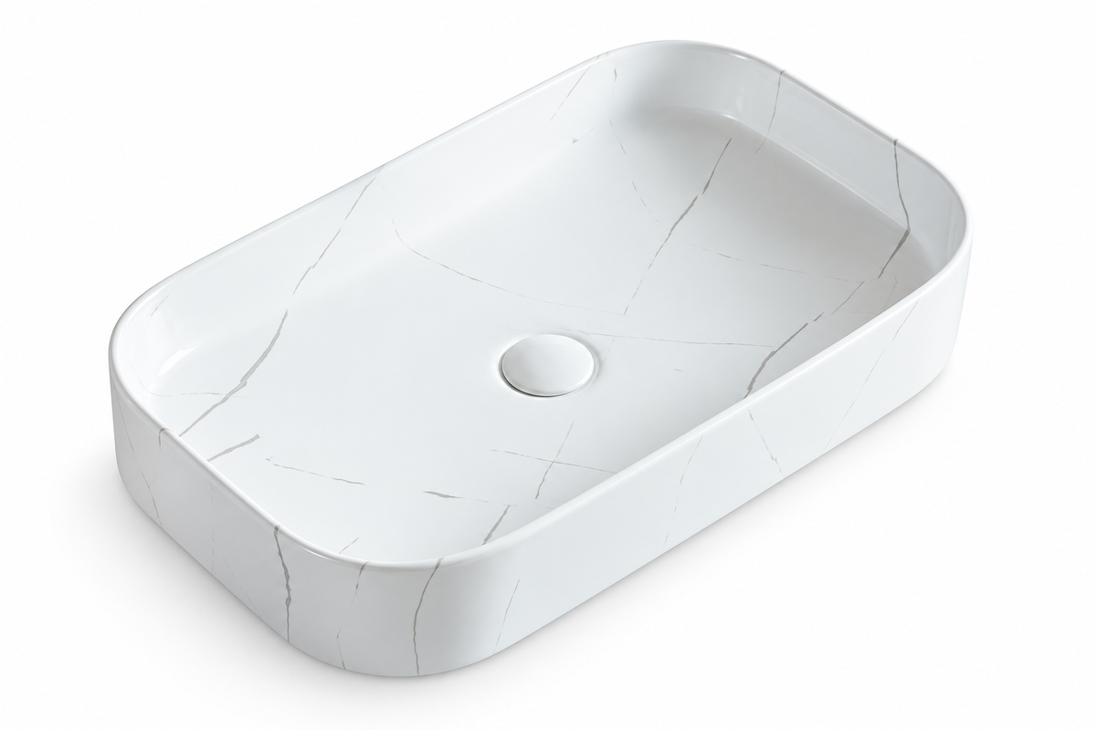 SANIKB SHY-8064-65D89 ceramic basin scene