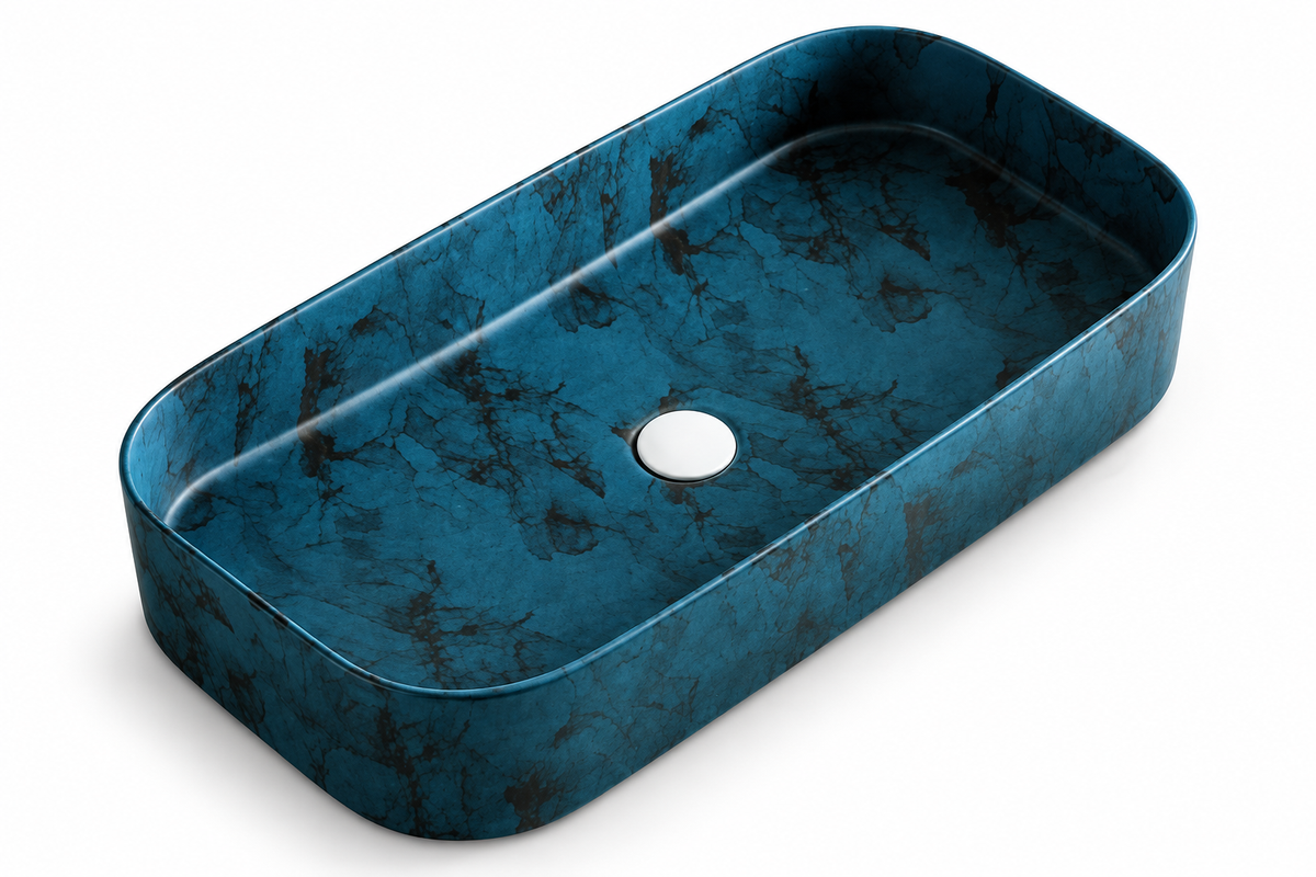 SANIKB SHY-8064-75D86 ceramic basin scene