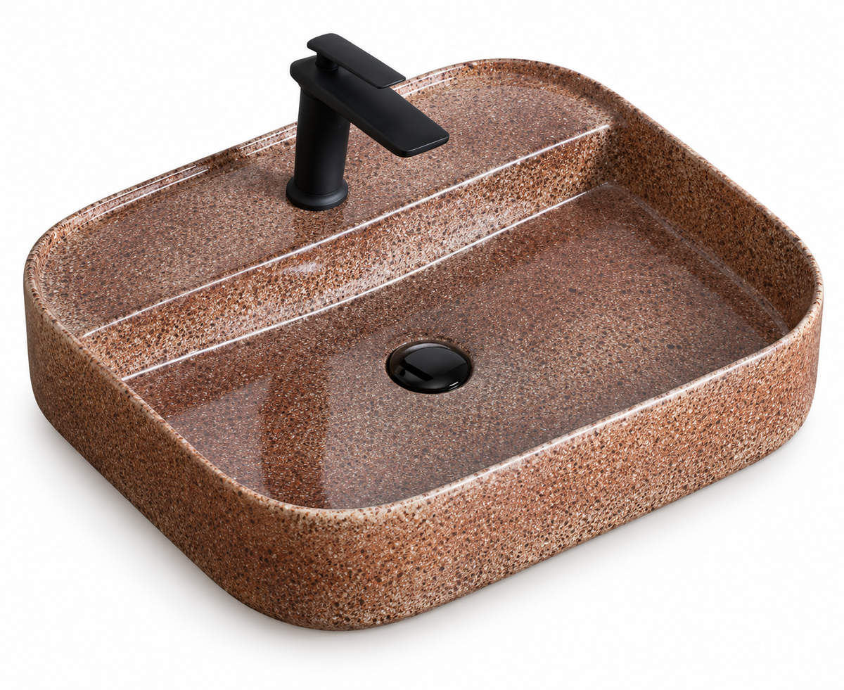 SANIKB SHY-8065-55D33 ceramic basin scene