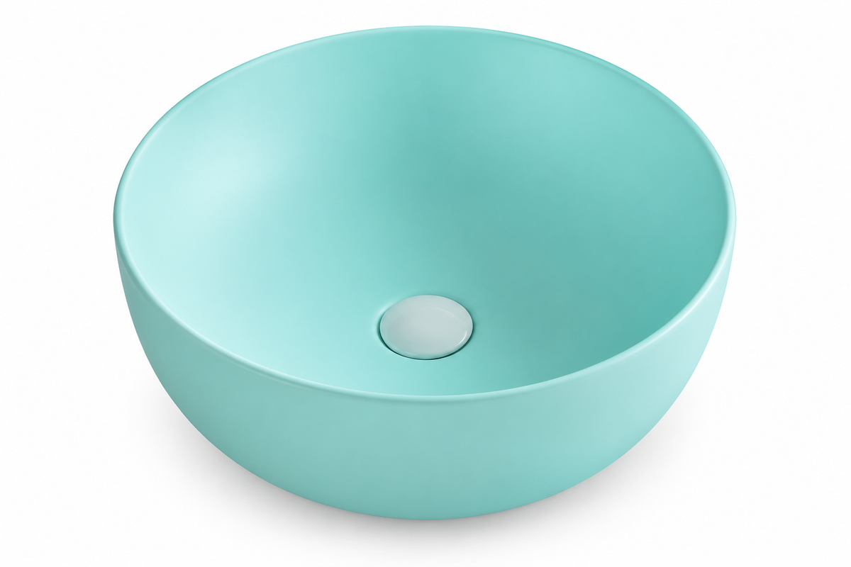 SANIKB SHY-8069PG ceramic basin scene
