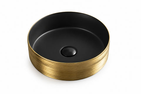 Black interior / Brushed Gold look exterior