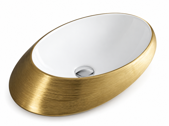 SANIKB SHY-8186GS ceramic basin scene