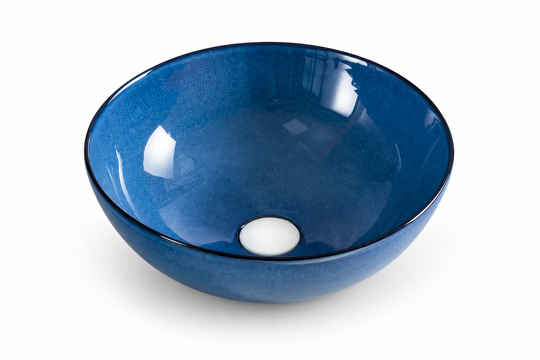SANIKB SHY-9003 blue ceramic basin
