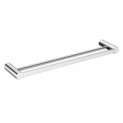 Chrome Double Towel Bar — wall-mounted SUS304 stainless steel bathroom hardware | SANIKB
